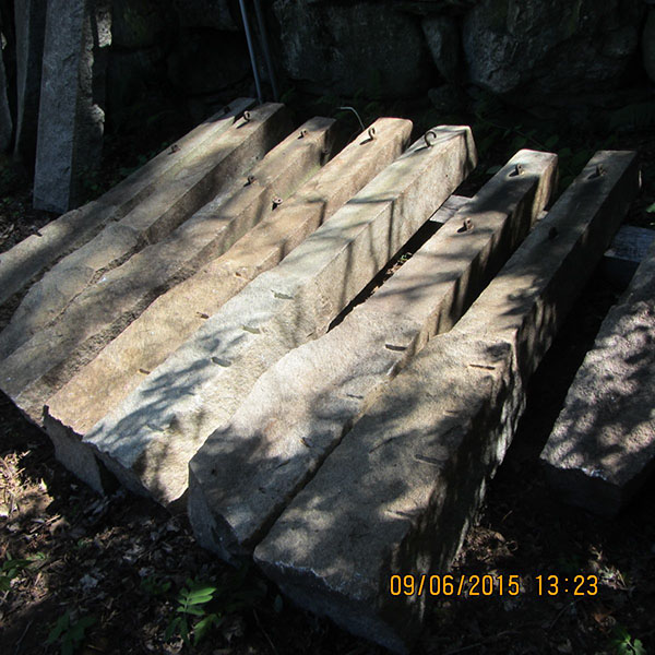 Antique Granite Obelisk Posts(Set of 4)