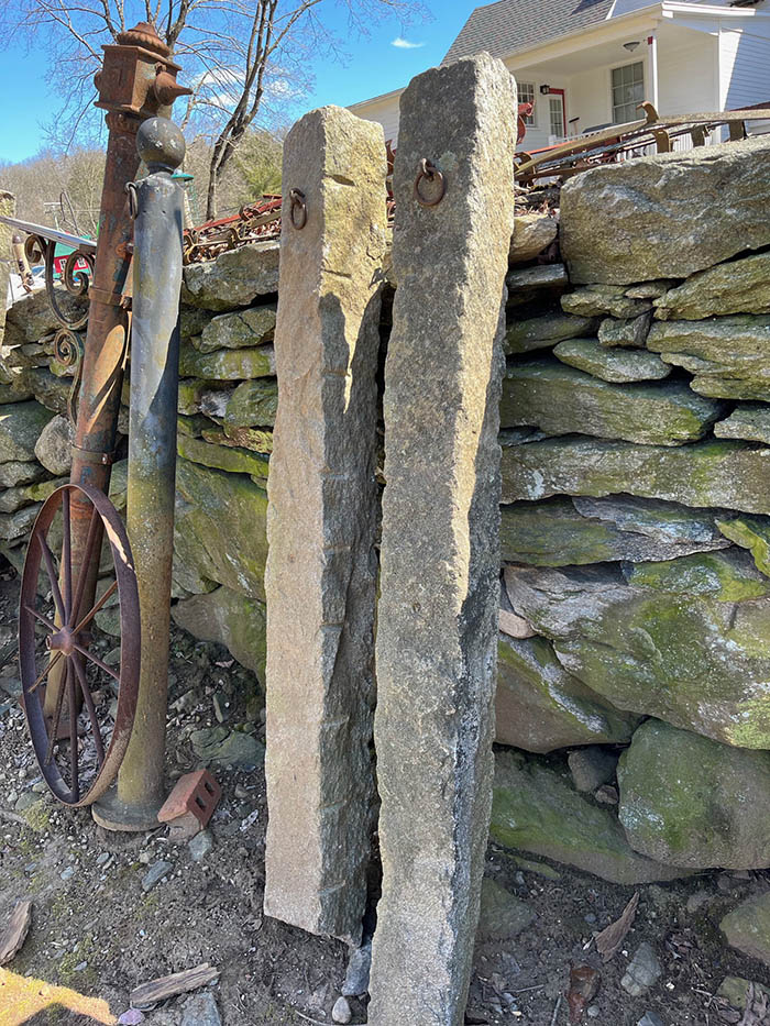 Vintage Granite Fence Posts